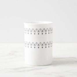 Caneca De Porcelana Corrente & Pingente