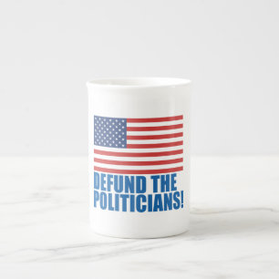 Caneca De Porcelana Corte o Financiamento dos Políticos