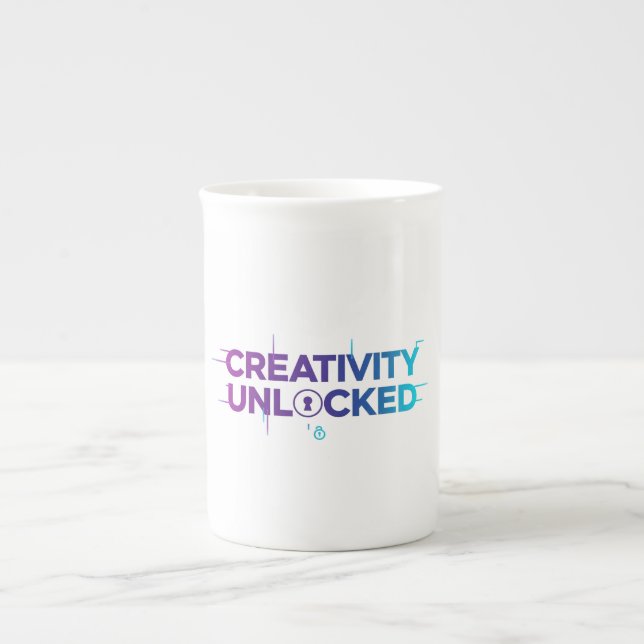 Caneca De Porcelana Creativity Unlocked (Frente)