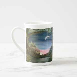Caneca De Porcelana Crescent Moon, de Gary Poling