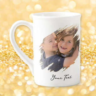 Caneca De Porcelana Criar Café do Tea Text Personalizado Personalizado