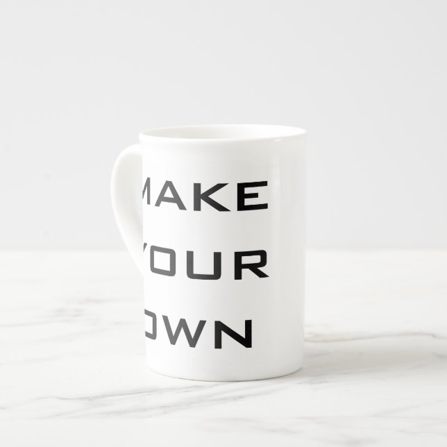 Caneca De Porcelana Criar seus próprios (Frente Esquerda)