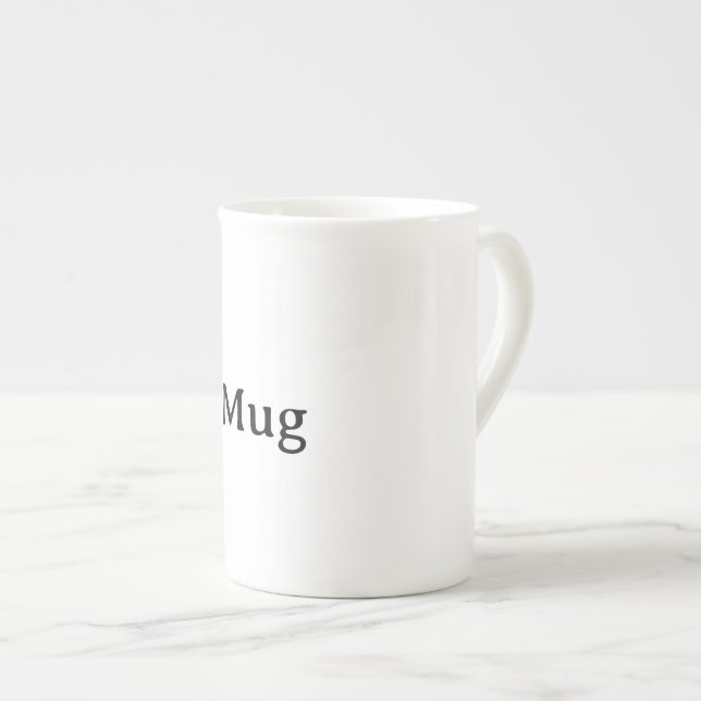 Caneca De Porcelana Crie o Seu Próprio (Frente Esquerda)