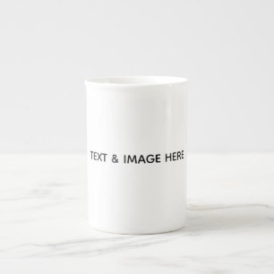 Caneca De Porcelana Crie o seu próprio branco