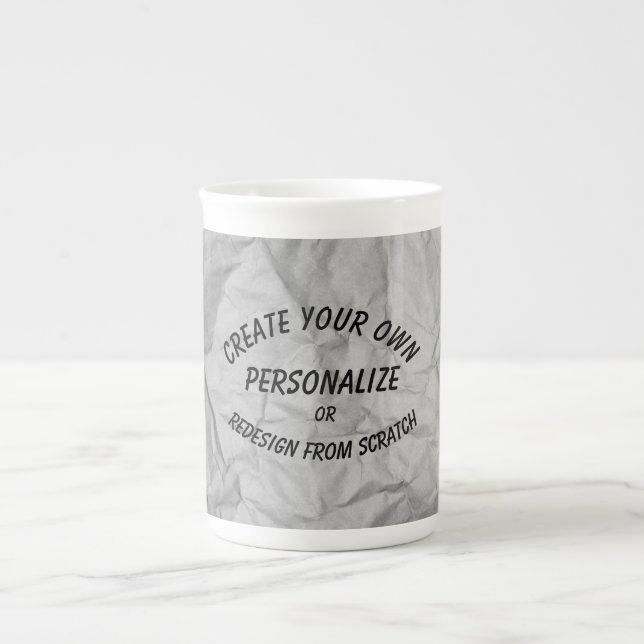 Caneca De Porcelana Crie seu próprio design personalizado (Frente)