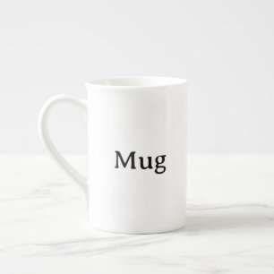 Caneca De Porcelana Crie Seu Próprio Modelo Personalizado Simples