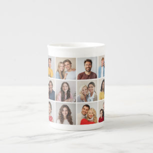 Caneca De Porcelana Crie Sua Própria Colagem De Fotos 12