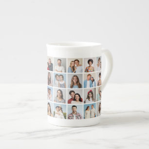 Caneca De Porcelana Crie Sua Própria Colagem De Fotos 32