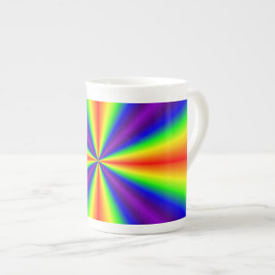 Caneca De Porcelana Cruz Arco-íris
