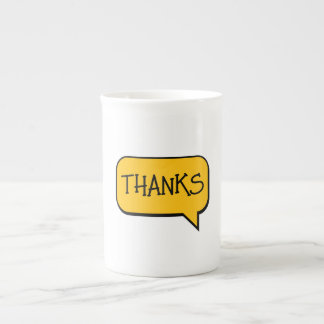 Caneca De Porcelana Cute Funny Yellow Thank You Mug