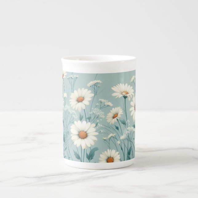 Caneca De Porcelana Daisy Abundante (Frente)