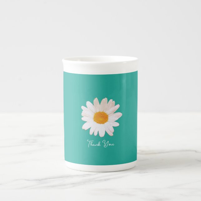 Caneca De Porcelana Daisy Flower Dream– Summer Botanical Cozy (Frente)