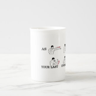 CANECA DE PORCELANA DE ACORDO COM A ÚLTIMA CANETA DE INCARNAÇÃO