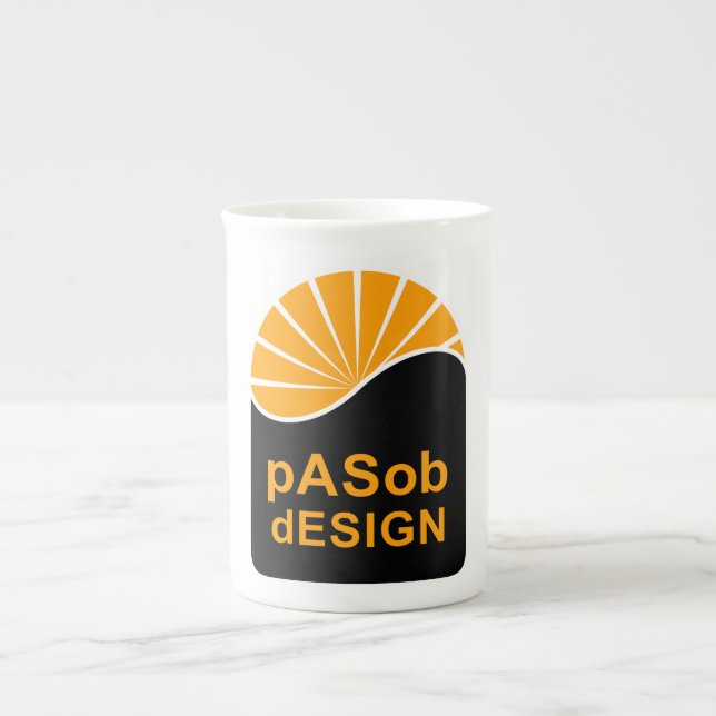 Caneca de Porcelana de Ossos (Frente)