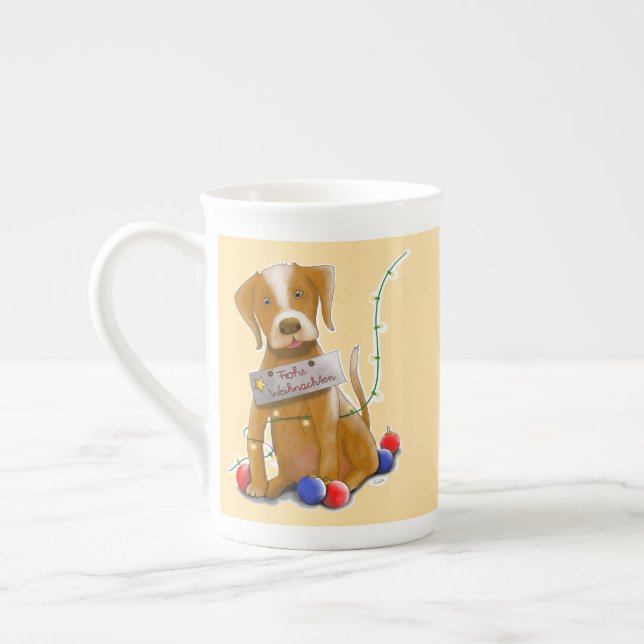 Caneca De Porcelana DE Tasse Hund (Esquerda)