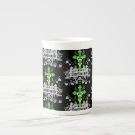 Caneca De Porcelana Decorativo Gótico