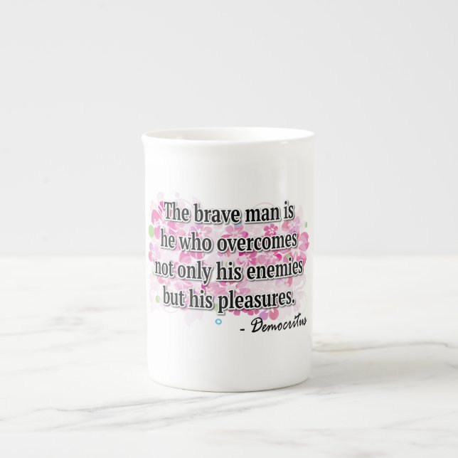 Caneca De Porcelana Demócrito (Frente)