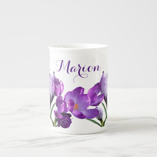 Caneca De Porcelana Denominação Marion personalizável Trendência de va (Frente)