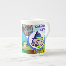 Caneca De Porcelana Design de Odisseia Galáctica