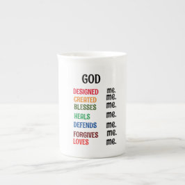 CANECA DE PORCELANA "DEUS ME DESENHOU" CÃES ESPECIALIZADAS