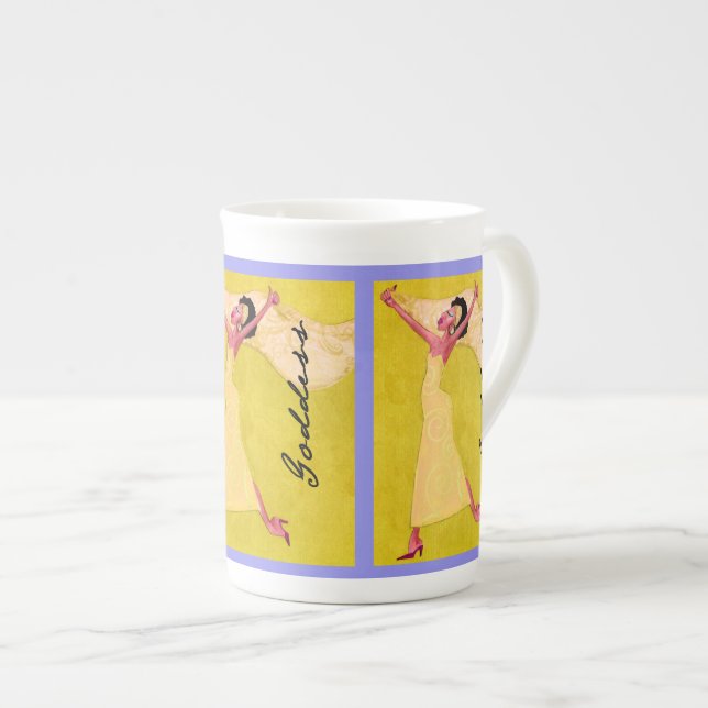 Caneca De Porcelana Deusa Mugs (Frente Esquerda)