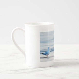 Caneca De Porcelana Dia da praia para a gaivota