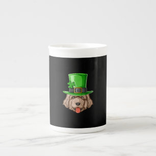 Caneca De Porcelana Dia de São Patrício de cães Presente do novo
