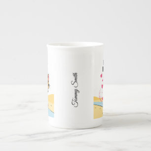 Caneca De Porcelana Dia do Namorados Engraçado para Casais e Amigos