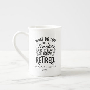 Caneca De Porcelana Diretor de Escola Professor Aposentado Personaliza