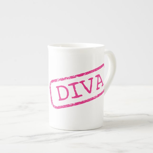 CANECA DE PORCELANA DIVA (Frente Esquerda)