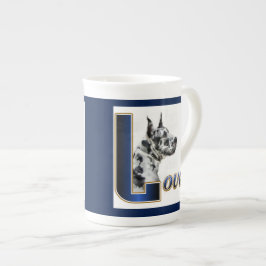 Caneca De Porcelana Donativos de Arte de Dane Harlequin