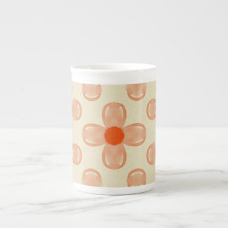 Caneca De Porcelana Dot Florals