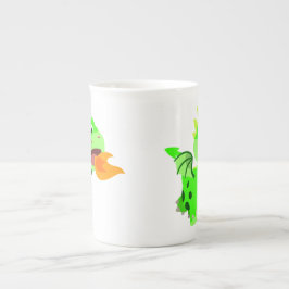 Caneca De Porcelana Dragão Bebê de Cartoon Cachorro