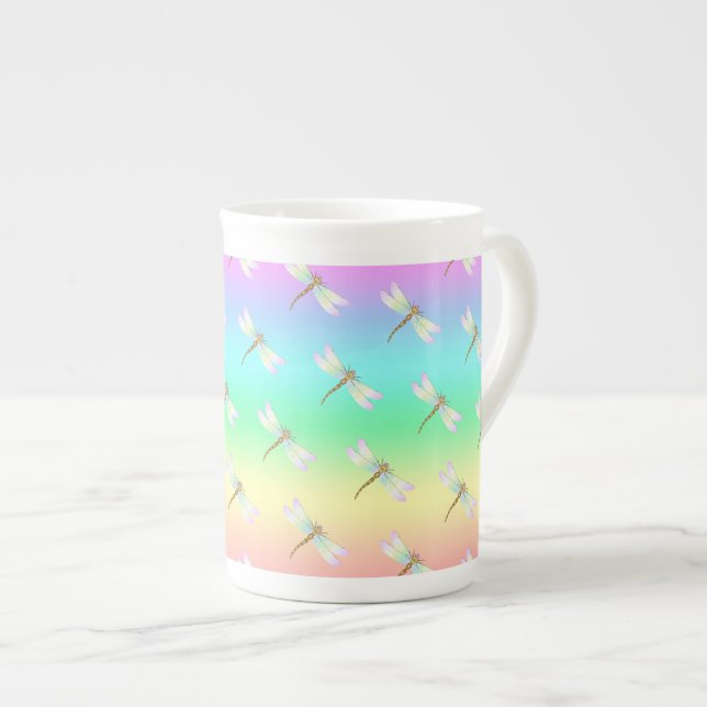 Caneca De Porcelana Dragonfly (Frente Esquerda)