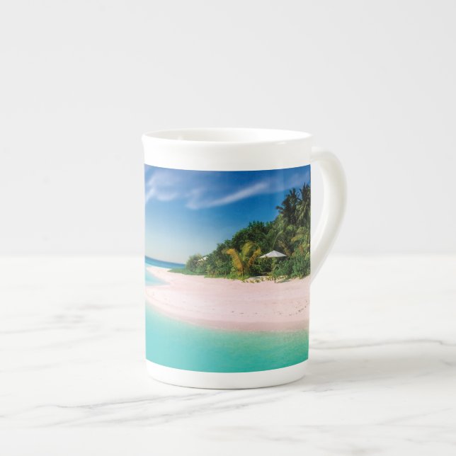 Caneca De Porcelana Dream Beach   (Frente Esquerda)