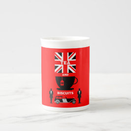Caneca De Porcelana Drinkers Clássicos de Chá Britânicos
