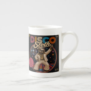 Caneca De Porcelana Duo de Preguiça Disco