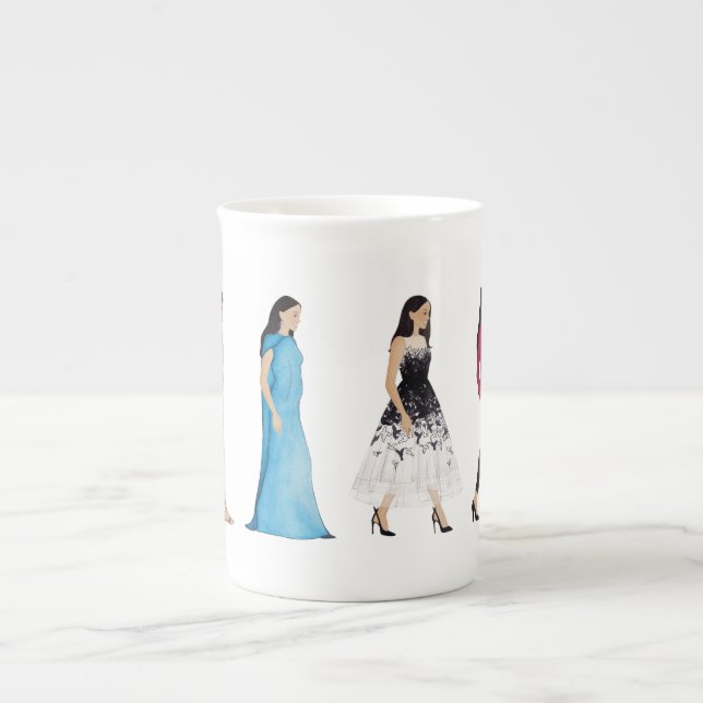 Caneca De Porcelana Duquesa da Austrália Sussex Tour Fashion Mug (Frente)