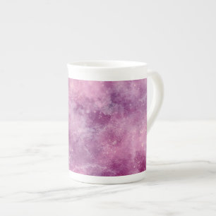 Caneca De Porcelana Dusk Rosa Galaxy Series Design 2