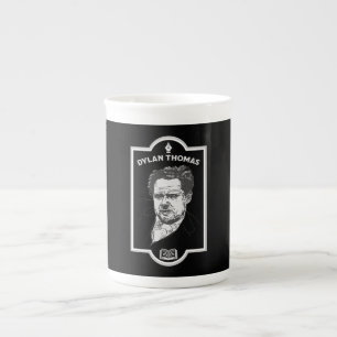 Caneca De Porcelana Dylan Thomas Welsh Poet