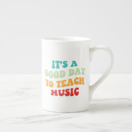 Caneca De Porcelana É um bom dia para ensinar música