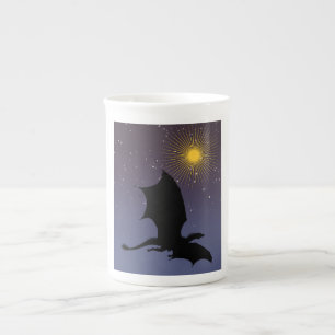 Caneca De Porcelana É um Dragão, não é sua imaginação