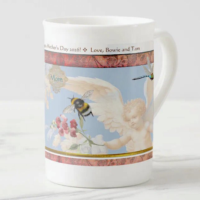 Caneca de porcelana 'Éden' (For lovers of coffee, tea or any beverage, our Eden mug is a great gift idea. Pair with Eden teapot!)
