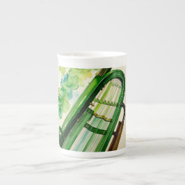 Caneca De Porcelana Elegante Irish Harp Cup - Música Celta e Patrimôni