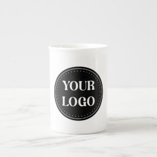 Caneca De Porcelana elegante, moderno, refinado e editável.