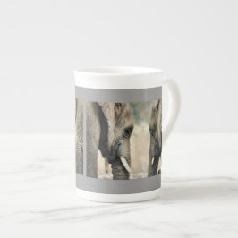 Caneca De Porcelana Elephant Soulmates
