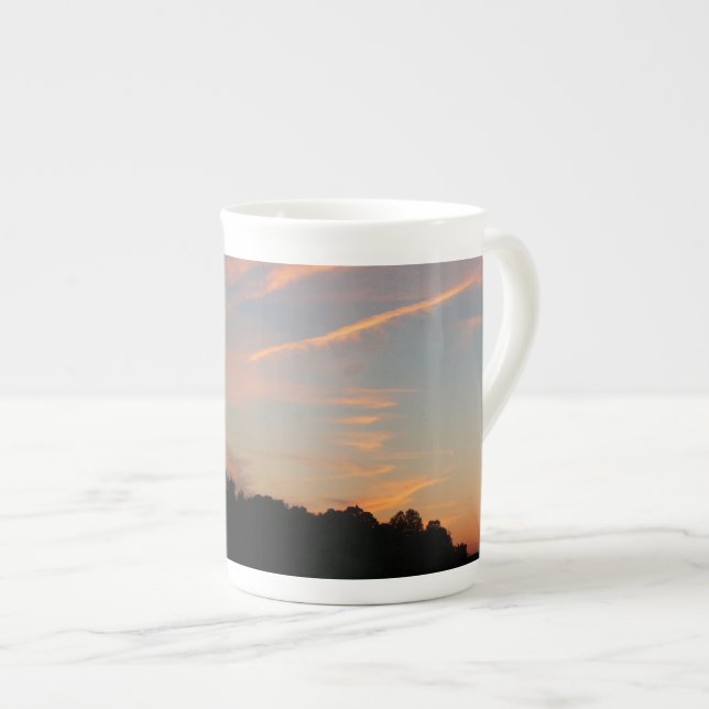 Caneca De Porcelana Elkridge Sunset Maryland Landscape (Frente Esquerda)