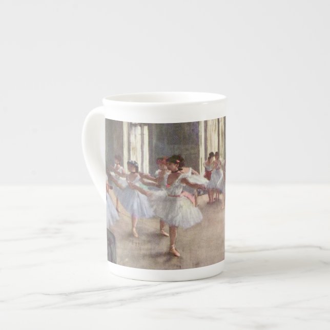 Caneca De Porcelana Ensaio de Balé de Degas (Frente Esquerda)
