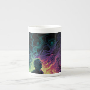Caneca De Porcelana Entidade de Fumaça