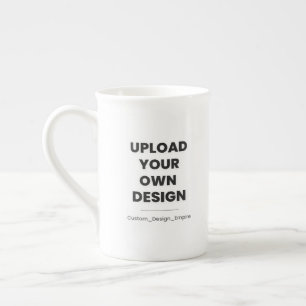 Caneca De Porcelana Envie Seu Próprio Design Aqui   Modelo Personaliza